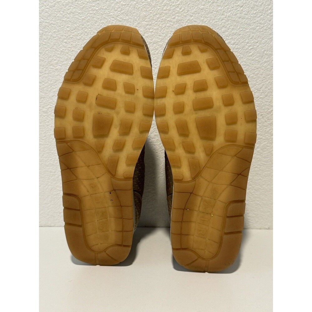Nike Air Max 1 Womens Running Shoes Sz 12 Premium Gold Fish Sneakers 454746-900 - Picture 14 of 16